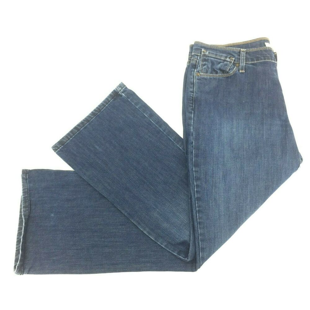 Levi's Women's 544 Ultimate Lift Bootcut Jeans Size 14 Medium Wash Mid Rise Zip